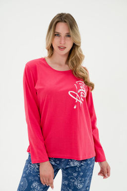 Пижама женская Today розы на синем - Амадэль фото 2