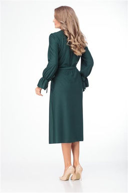 Платье ANELLI 758 изумруд  фото 3