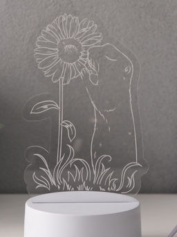 Светильник 3D RISALUX Суслик и ромашка, LED-ночник, RGB, от сети, 9.5?10.1?17 см  фото 7