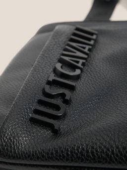 Мужская сумка через плечо JUST CAVALLI JC INSTITUTIONAL LOGO Артикул 4415631, черный  фото 2