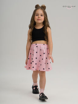 Костюм Мальвина КТ черный-черные сердечки - Sovalina фото 14