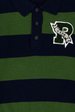 Темно-синий свитер для мальчика - U.s. polo assn фото 6