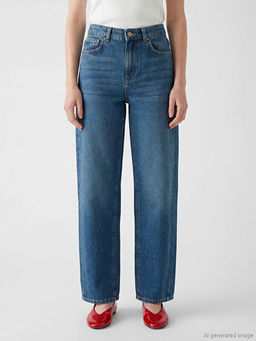 Wideleg Kad?n Jean Pantolon