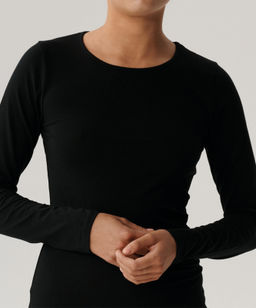 ATLANTIC BLV-200 Лонгслив Basic черный