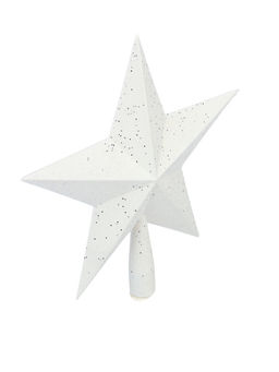 Цена за 2 шт. Звезда на ёлку (верхушка) млечный путь, 2222 см, белый - Зимнее волшебство фото 3