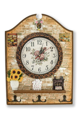 Ключница деревянная 28*37 см, №8 (в ассортименте) - Больше подарков фото 3