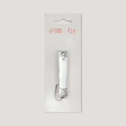 Кусачки книпсер маникюрные, с пилкой, 5.5 см, на блистере, с цепочкой