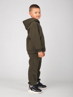 Костюм детский футер 3-х нитка начес пенье Бейби стайл ХАКИ 3 - Домтрик фото 7