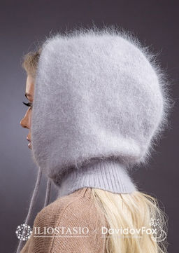 Капор ангора сапфир