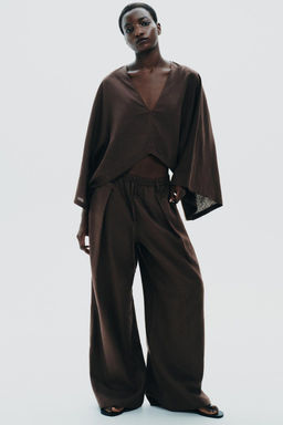 ASYMMETRIC CAPE KIMONO