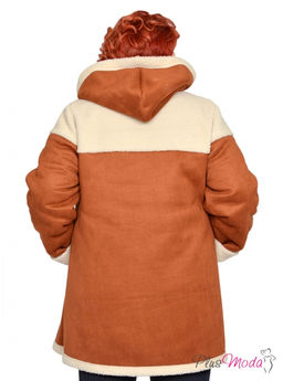 Дубленка-куртка Модель №1793 размеры 44-84 - Plusmoda фото 23