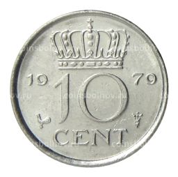 10 центов 1979 года Нидерланды