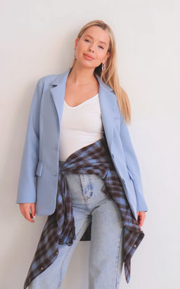 Martichelli Жакет голубой  фото 4