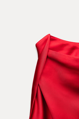 SATIN MIDI DRESS - Zara фото 12