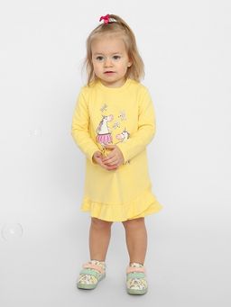 CRB wear/CSNG 63419-30-347 Платье для девочки,желтый/Ex.Cherubino  фото 2