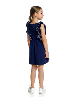 Платье для девочки UD 1541 синий - Mini maxi фото 2