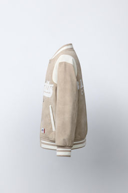 BOMBER EFECTO ANTE TEXTO / Piedra - Zara фото 3