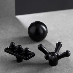 Массажёр для тела Windigo LEM-11, перкуссионный, 25 Вт, 12 насадок, 5 режимов, чёрный