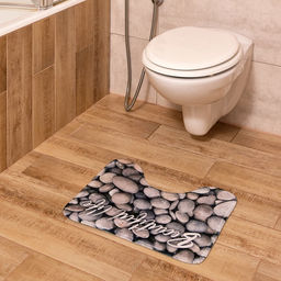 Коврик для ванной Этель Beautiful life, 50×40 см, велюр