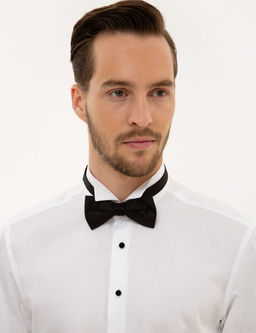 Beyaz Slim Fit Smokin G_mlek