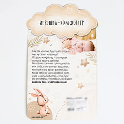 Комфортер - игрушка для сна новорожденных «Енотик» 37×27