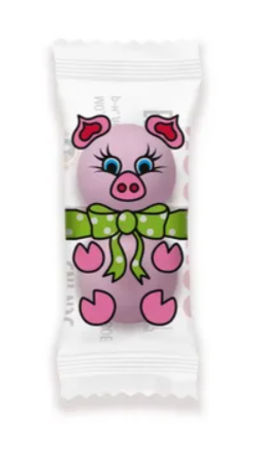 Драже ZOO-ZOO Поросёнок /вкус Томленое молоко/ кремовое с воз рисом вес 1000 г (Сириус)