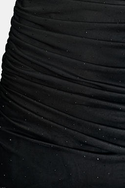 SHORT MESH RHINESTONE DRESS - Zara фото 9