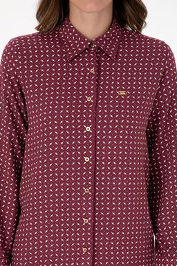 Kad_n Bordo Uzun Kollu G_mlek Sepette S_rpriz _ndirim - U.s. polo assn фото 6