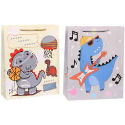 Пакет подарочный "Весёлая игра" 26*32*10 см, микс