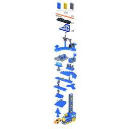 Игровой набор "Путь из домино, с паровозиком" в коробке