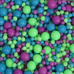 Посыпка кондитерская с эффектом неона в цветной глазури Синий, лайм, ультрафиолет, 50 г - Simaland фото 2