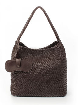 LACCOMA сумка СУ1053-0-темно-коричневый эко кожа хлопок