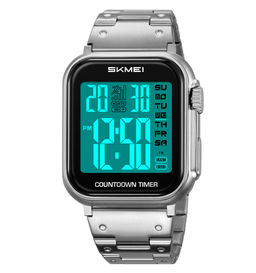 Часы наручные Skmei мужские электронные спортивные 2447silver-white