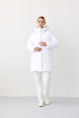 Куртка женская зимняя 25655 (серый опал) - Kankan фото 11