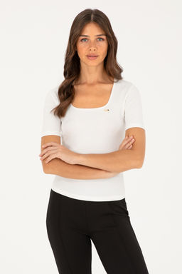 U. S. Polo Assn / Женская белая футболка - U.s. polo assn фото 8