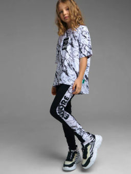 PlayToday / Брюки трикотажные для девочек (легинсы)  фото 3