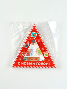 Шоколад новогодний молочный Почта, 6 шт., 5 г