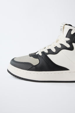 CONTRAST HIGH-TOP SNEAKERS - Zara фото 4