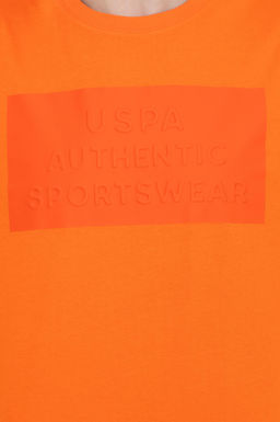 Erkek Turuncu Bisiklet Yaka Ti__rt