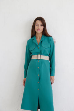 Платье-рубашка с английским воротником - Martichelli фото 63