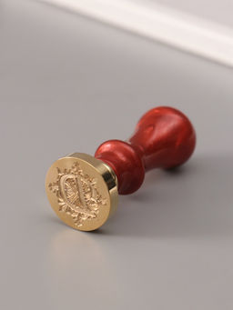 Печать для сургуча с пластиковой ручкой «Буква D на вензеле», 2.5×2.5×6.3 см