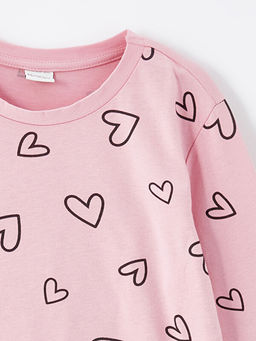 Bisiklet Yaka K?z ?ocuk Ti??rt - Waikiki фото 3