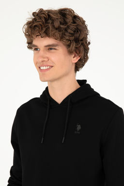 Мужской черный базовый свитшот Неожиданная скидка в корзине - U.s. polo assn фото 2