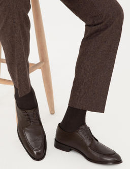 Коричневые классические туфли