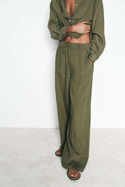 PYJAMA-STYLE TROUSERS - Zara фото 2