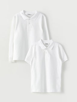 Polo Yaka Basic Erkek ?ocuk Ti??rt 2li