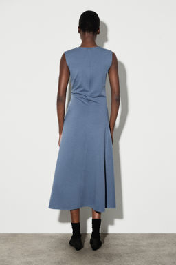 VESTIDO MIDI EL?STICO CON DETALLE DE NUDO - H&m фото 4