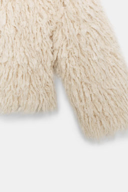 BRUSHED EFFECT FRINGED CARDIGAN - Zara фото 5