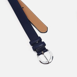 Ремень женский, ширина 2,5 см, винт, пряжка металл, цвет синий - Simaland фото 2