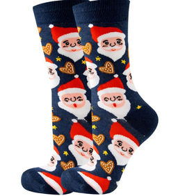 Носки НГ р. 35-40 Crazy New Year Санты